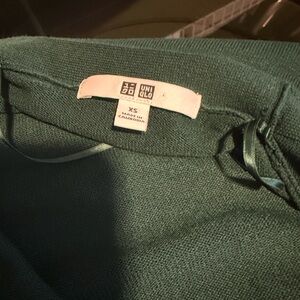 Uniqlo Forest Green Cardigan